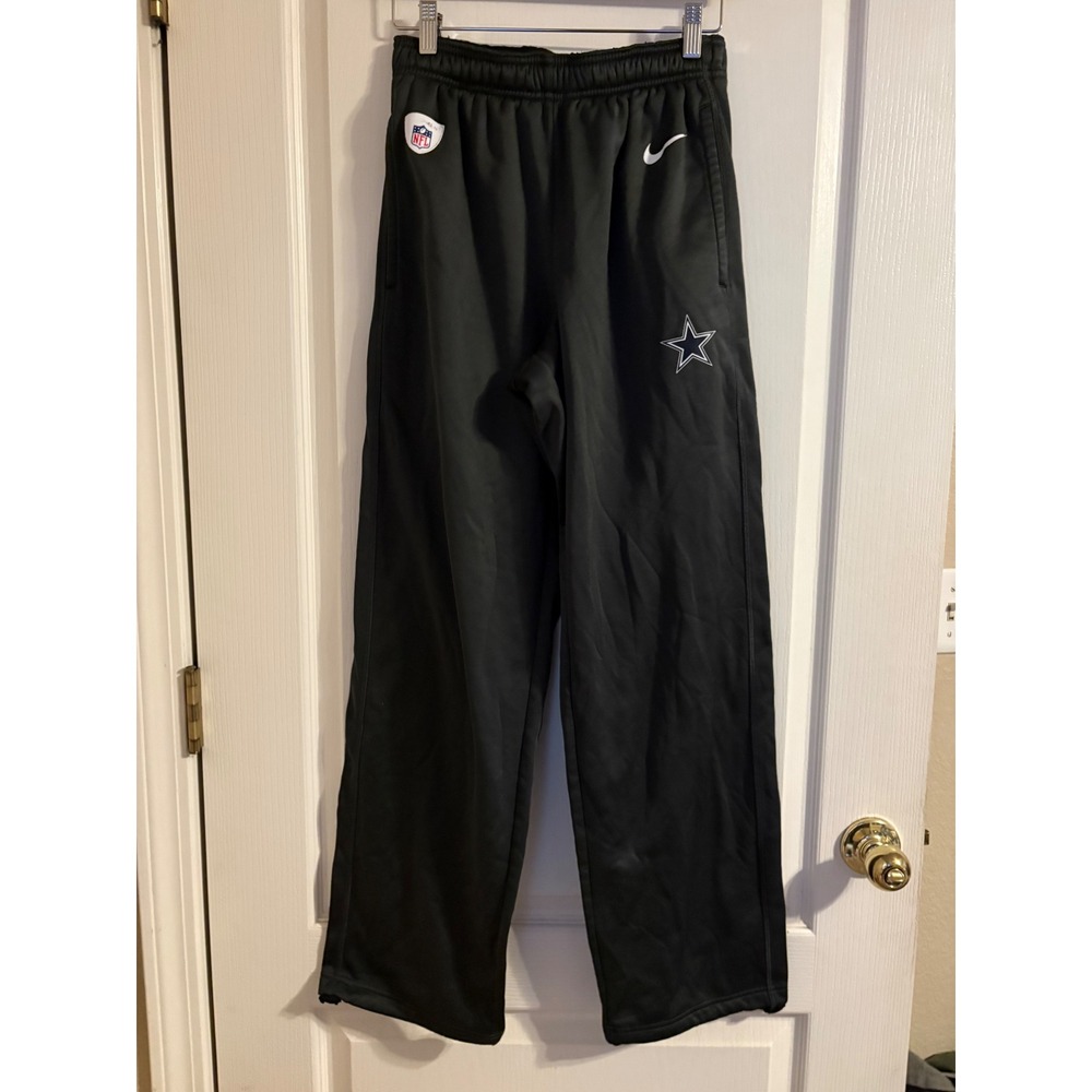 Nike NFL Dallas Cowboys Training Pants Mens Small Black Excellent Dri-FIT Star